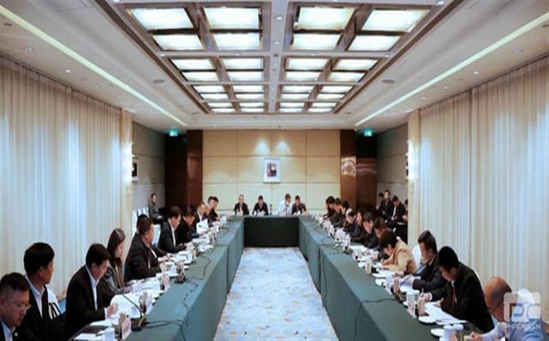 集团向导出席攀西钒钛磁铁矿yd2333云顶电子游戏高质量开发使用推进会